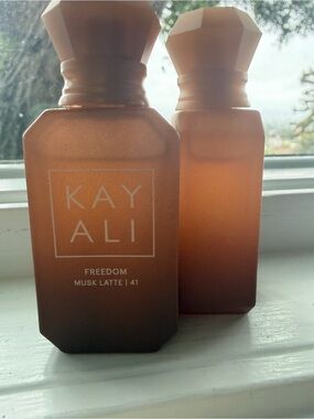 Kayali Freedom Musk Latte and Freedom Musk Matcha